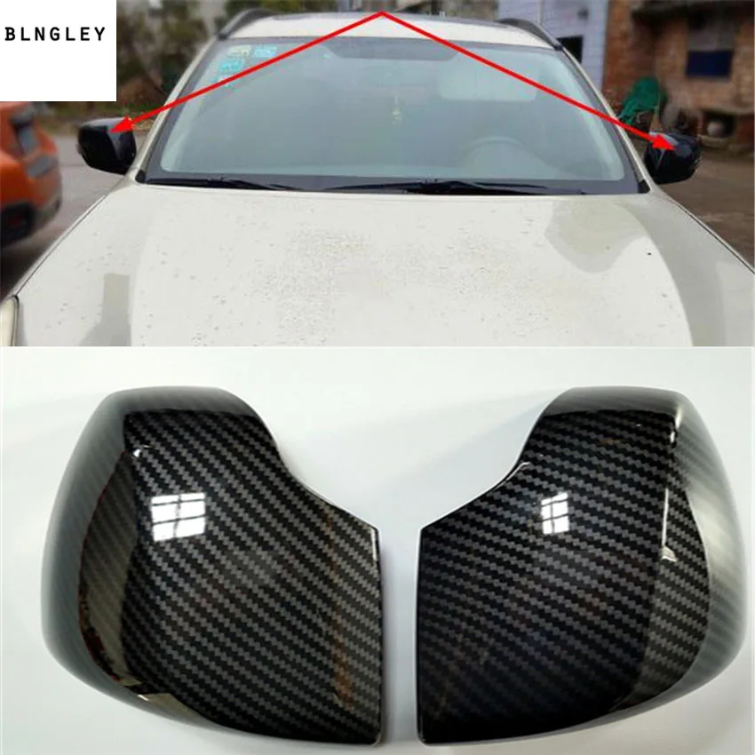 Free shipping 2pcs/lot ABS Carbon fiber grain rear fog lamps decoration cover for 2011-2017 Subaru Outback car accessories | Автомобили и