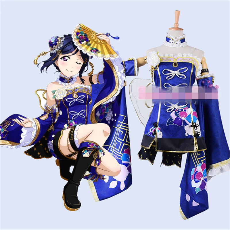 

Anime Cosplay Costume LoveLive!Sunshine /Aqours Kanan Matsuura Cheongsam Style Mature Girl's Dress Z