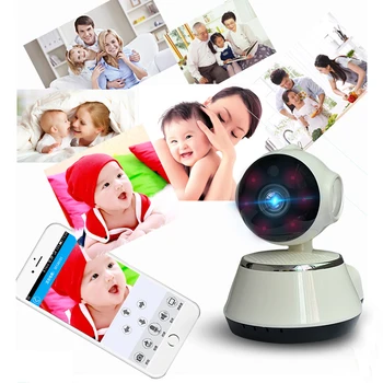 

New Wifi Wireless IP Camera Pan Tilt Surveillance P2P CCTV Night Vision Cameras Baby Monitor Home Security Camemra Drop Shipping
