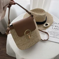 Mini Leather Straw Crossbody Bags For Women 2019 Shoulder Messenger Bag Lady Travel Purses and Handbags Cross Bod Free shipping Mini Leather Straw Crossbody Bags For Women 2019 Shoulder Messenger Bag Lady Travel Purses and Handbags Cross Bod Free shipping