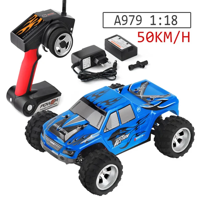 Wltoys RC автомобиль 70 км/ч 1/18 4WD 12428 A979 2 4G Радиоуправление грузовик багги высокая
