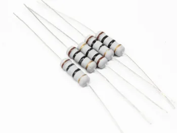 

Free Shipping! 1W 10 ohm 5% metal film resistor 200pcs/bag DIP(10ohm 100ohm--300ohm)