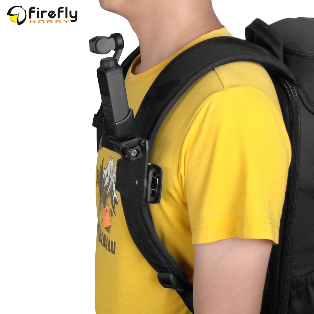 Sunnylife Kit Adattatore Zaino Staffa Morsetto Clip Per Fotocamera Pocket 2/Osmo Pocket Gimbal
