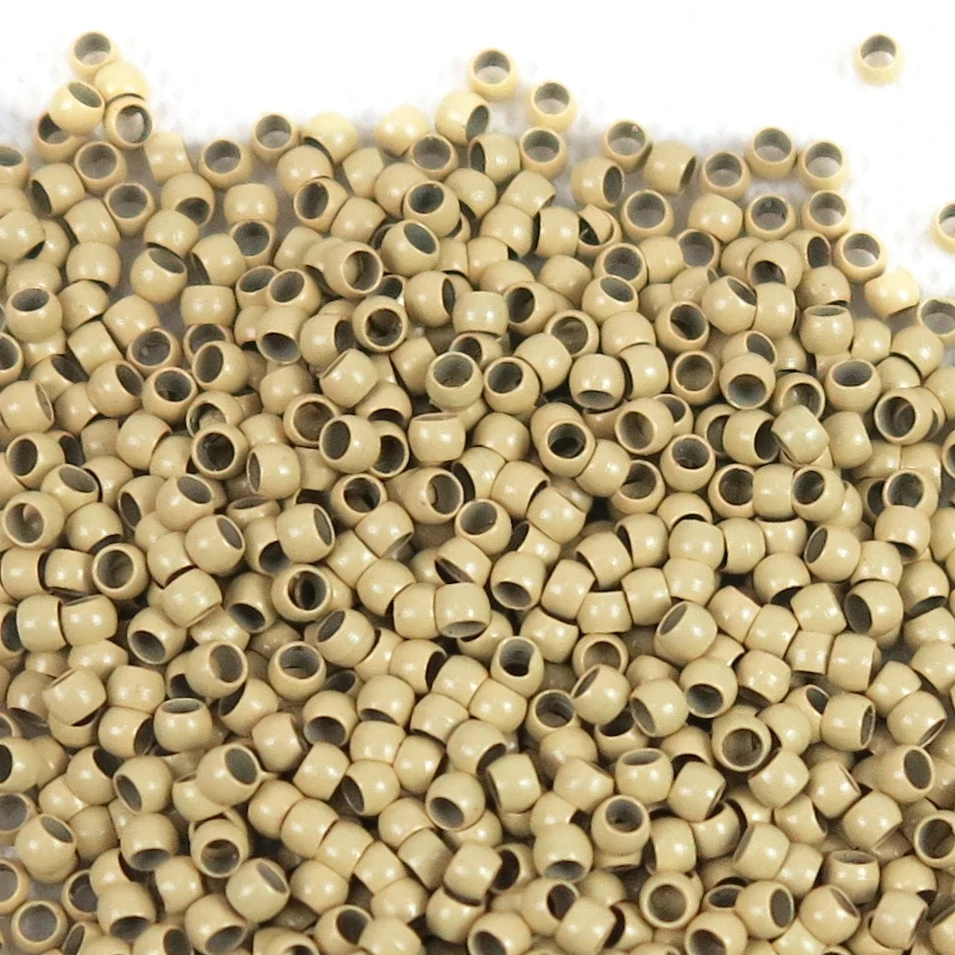 HARMONY (1000 Pieces per bottle)2.9x1.9x2.0mm Copper Nano Ring/ Beads Without silicone for Nano tip Hair Extensions