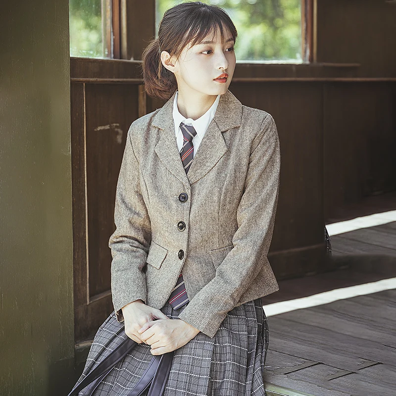 Новый ученик средней школы JK равномерное корейский элегантный дизайн Sailor Для женщин для девочек летнее платье для школьной формы