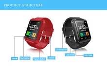 10 teile/los Bluetooth smart uhr U8 Handgelenk smartWatch für Samsung S4/Note2/3 für HTC für LG für Xiaomi Android Phone Smartphones