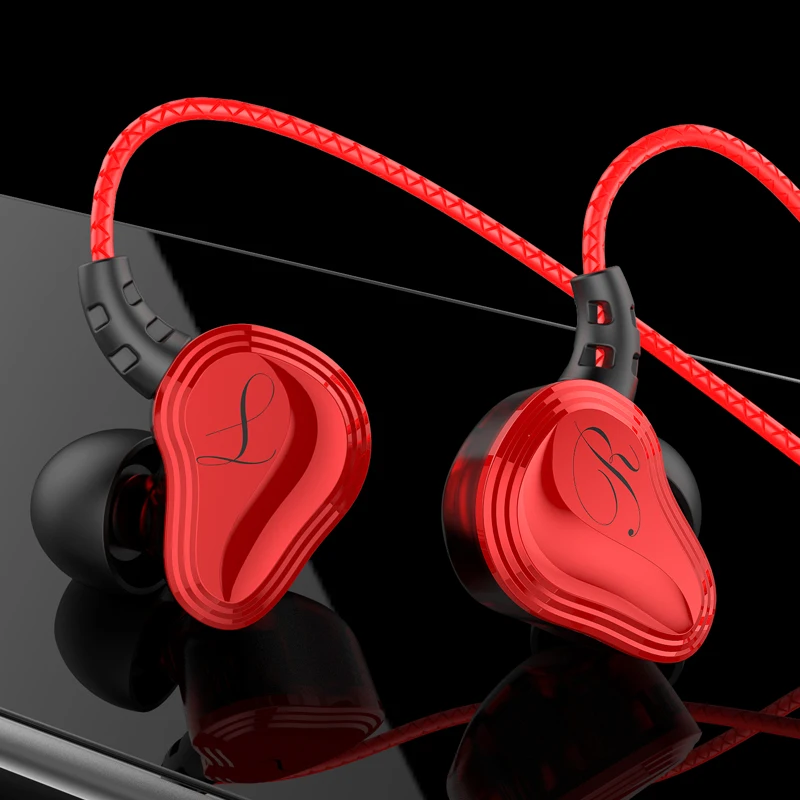 

Wired Headphone Heart Sport Earphones Music Earbuds Bass Stereo Gaming headset with Microphone for iPhone Xiaomi huawei PC Cell