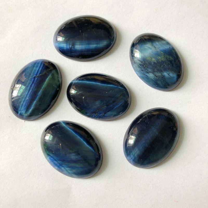 Blossom agate 30x22mm Oval Cabochon CAB Flatback Semi-precious Gemstone Ring Face