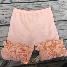 Стандартной толщины детские шорты Летняя одежда дизайн детская одежда для маленьких девочек для защиты от обледенения Шорты