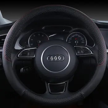 

Four Seasons Universal leather steering wheel cover, high comfort for all general purpose models