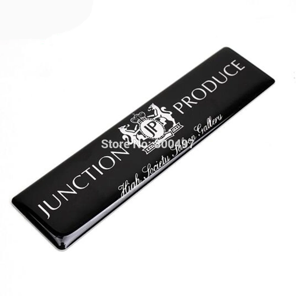 10 x Newest 3D Car Styling Aluminum Glue Decal Car Trunk Emblem Car