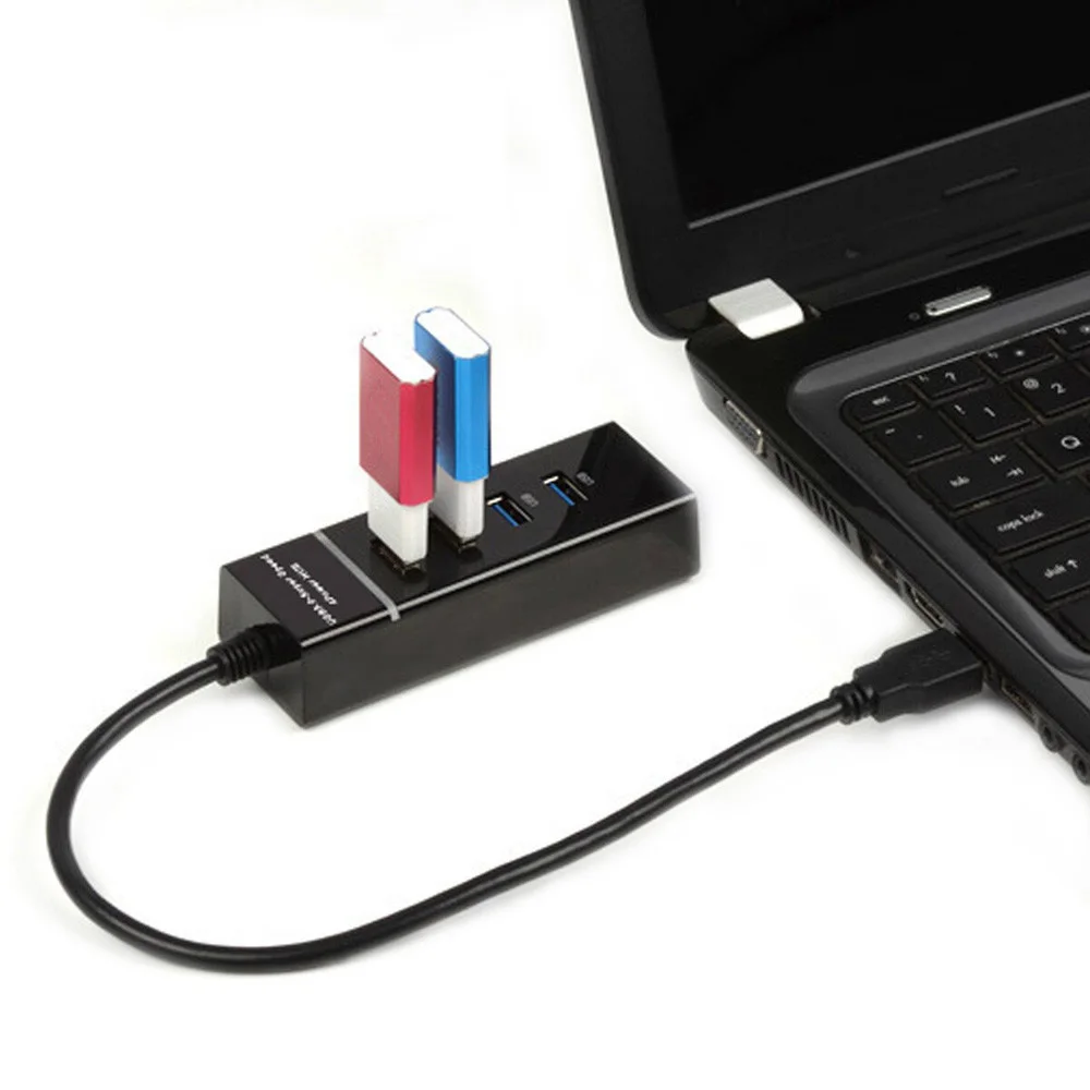 USB 3.0 Hub High Speed 5Gbps USB Hub for MacBook Air PC Laptop Ultrabook Notebook Tablet Computer Peripherals