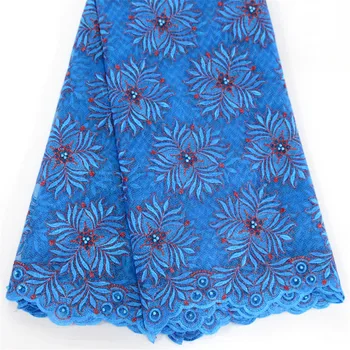 

2017 Hot selling Net French Lace Material High Quality French Net African Lace Fabric With beads Nigerian Wedding 3d Lace CY11