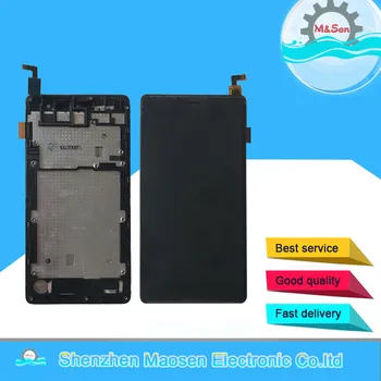 

5.5" Original M&Sen For Wiko Robby LCD Screen Display+Touch Screen Panel Digitizer With Frame For Wiko Robby Display Replacement