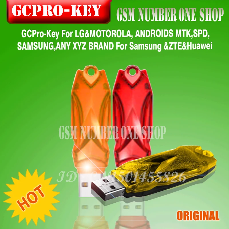 Nueva clave de GC Pro clave gcpro Dongle Desbloquear Teléfonos Para Samsung