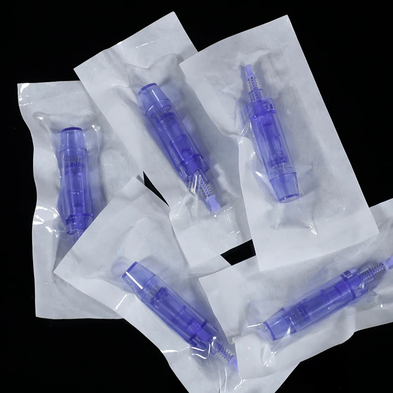 10 PCS Blue Electric A1 Derma pen Needles Bayonet 12 pin MYM Cartridge For Auto Microneedles Derma pen 12 pin DR.PEN Needles Tip (5)