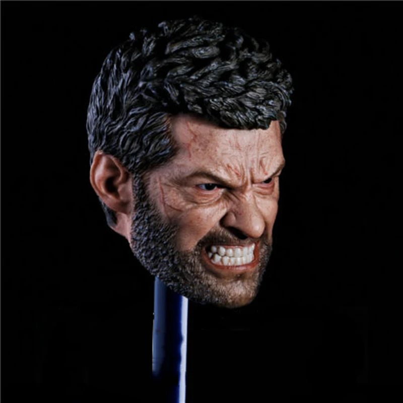 В наличии 1/6 весы глава лепить Hugh Jackman Angry Birds версия для 12 дюймов фигурку|head sculpt|1/6