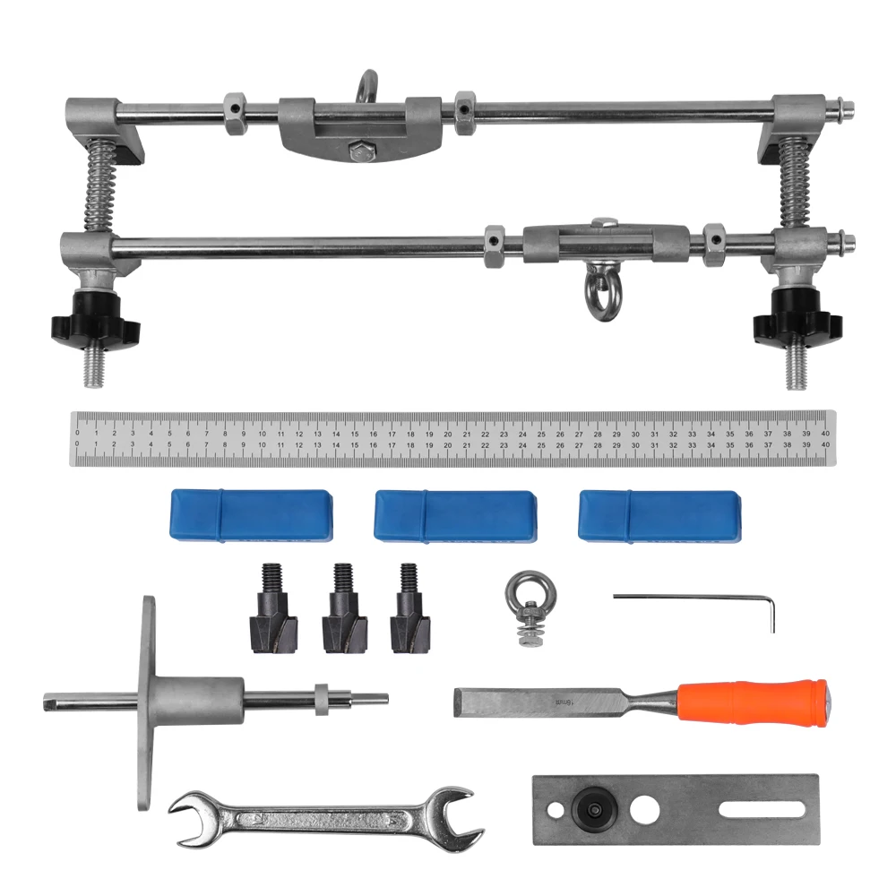 Профессиональный слесарный деревообрабатывающий дверной замок набор для долбежного станка отверстие пилы установка Mortising инструмент для калибровки обслуживания набор