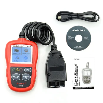 

[Autel Distributor] Professional Auto diagnostic Code reader Autel AutoLink AL319 Cheapest AUTO scan tool Free Update Online