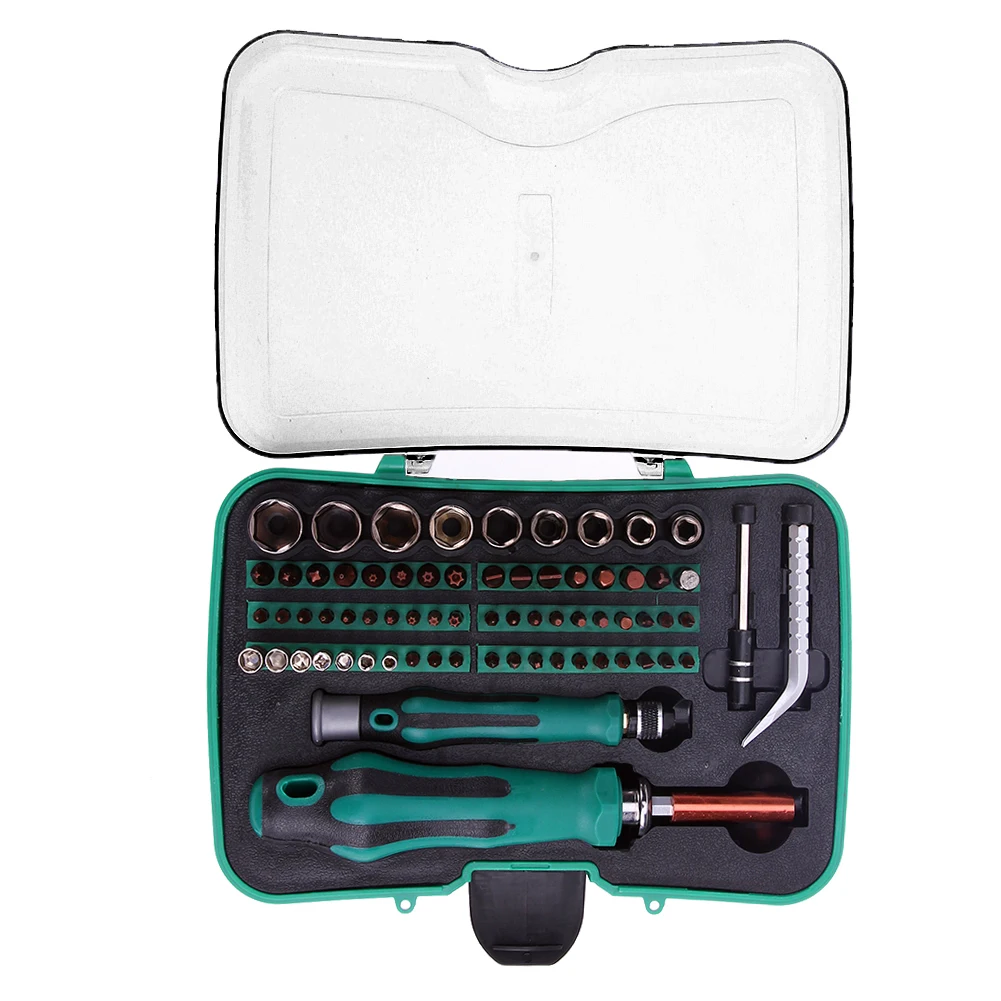

Professional 70 in 1 Multi-purpose Precision Screwdriver Set Repair Hand Tool Kit for Cell Phone PC Household Toy Tools Set