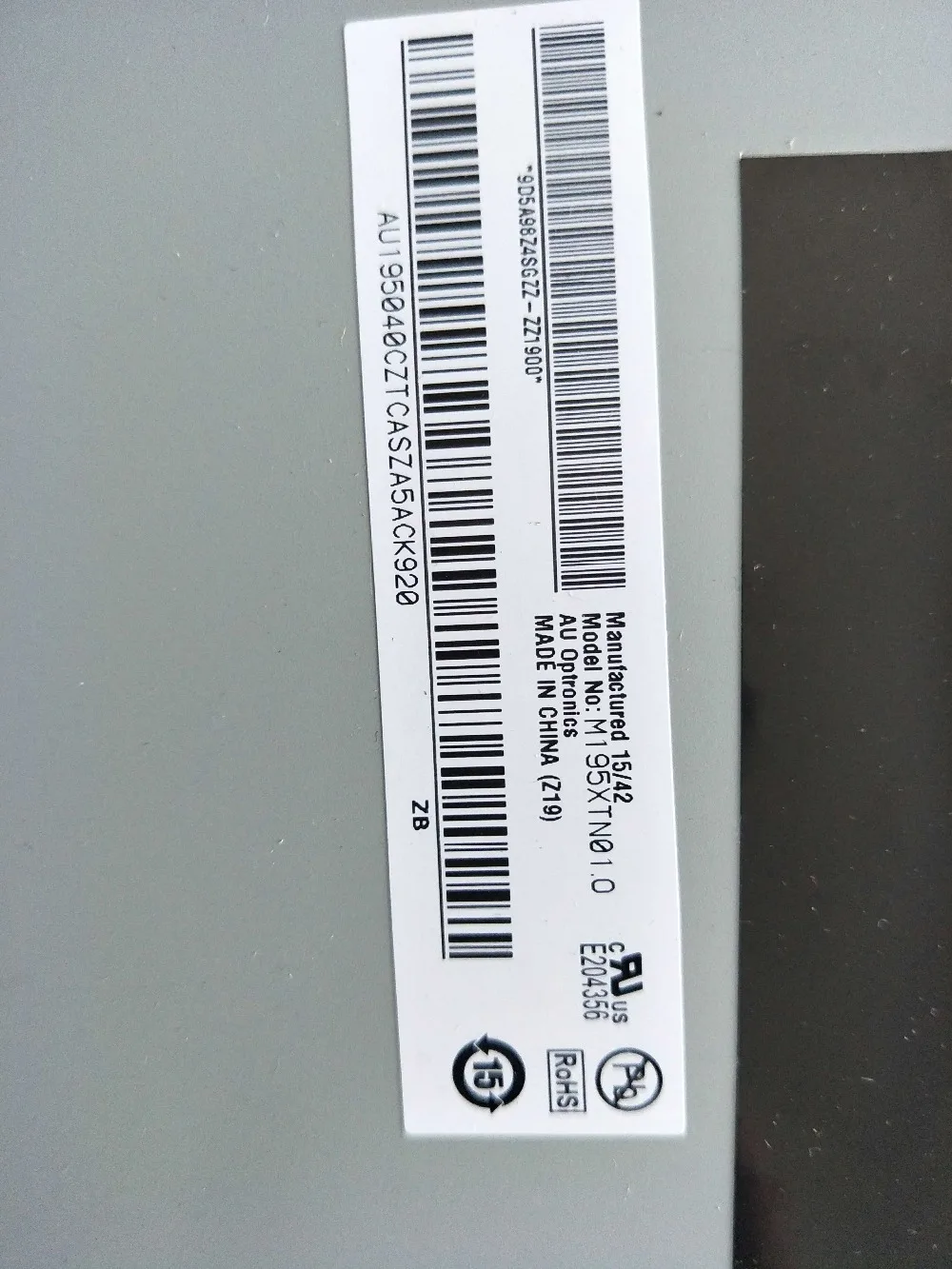 

Original M195XTN01.0 LCD Display LCD Screen LCD Panel one year warranty