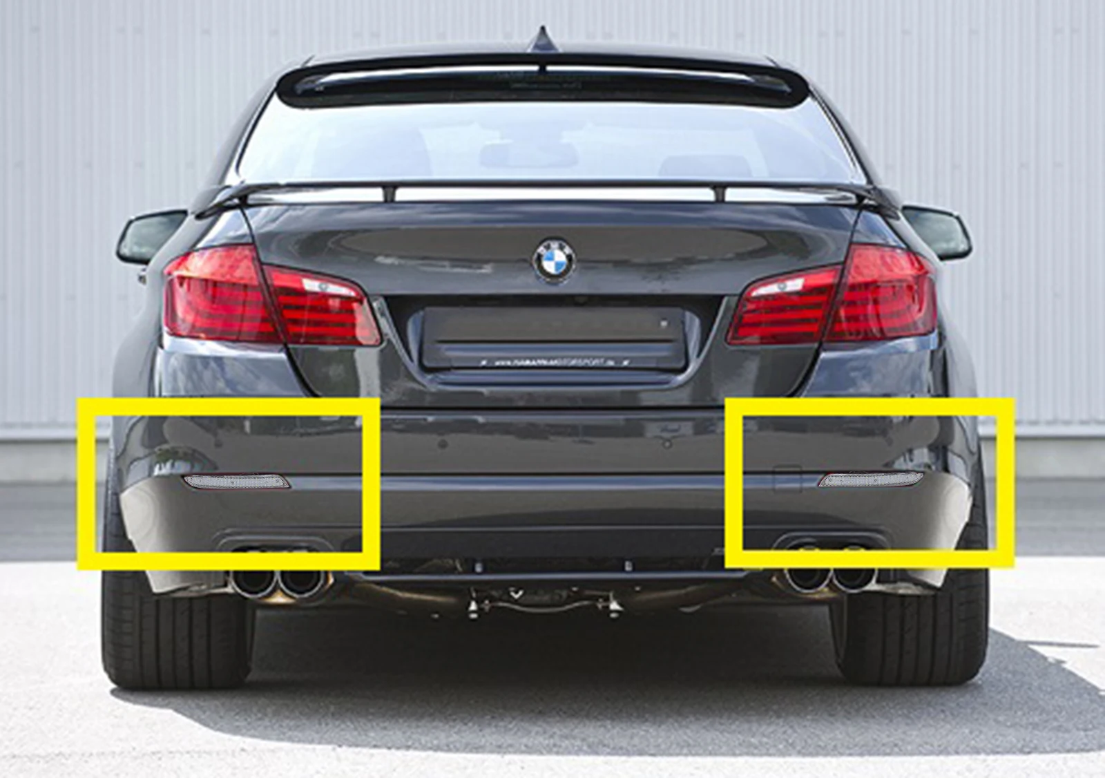 ANGRONG 2x задний бампер отражатель стоп светильник светодиодный для BMW 5 серии F10 F11 F18