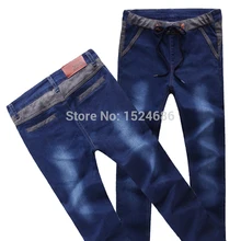 2015 SS Mens Pants Casual Fashion Classic Style Spliced Panelled Twill Vintage Wash Men Trousers Size 27-36 912