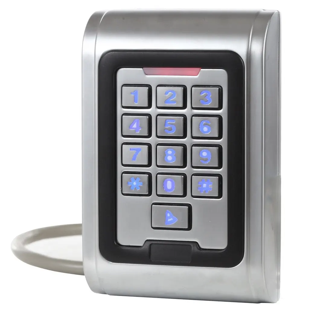 

RFID Keypad Standalone Access Control Wiegand 26 Reader Anti-vandal with Waterproof IP68 Metal Case smart card reader