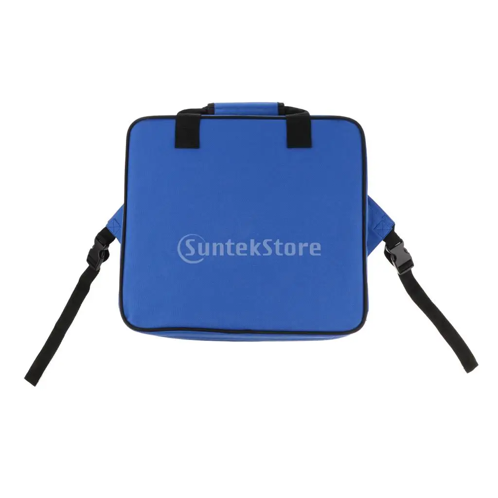 2pcs Rocking Chair Cushions Outdoor Folding Fishing Chair Seat & Back Pad with Foldable Handle Strap for Stadium Padding