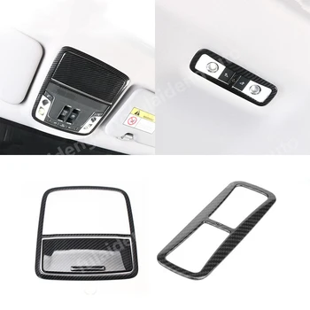 

3pcs For Honda CRV CR-V 2017-2019 Interior Carbon fiber ABS Front+Rear Reading Light Lamp Cover Frame Trim Car Styling