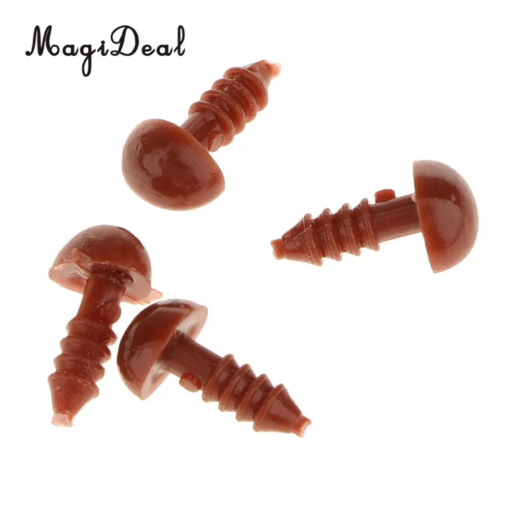 100Pcs Plastic Dolls Noses Acrylic 7x9mm Safety Nose Toy Animal Bear Dog DIY Making Accessories Crafts