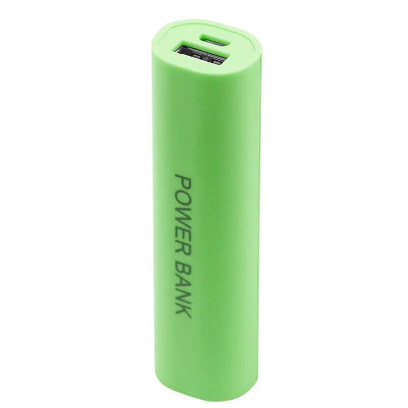 DIY USB Мобильный Внешний аккумулятор зарядное устройство Коробка Чехол Аккумулятор для 1x18650 портативный - Цвет: Green