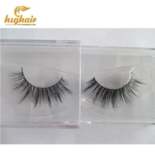 New 1 pair mink eyelash wholesale 100% real mink fur Handmade crossing lashes individual strip thick lash A5