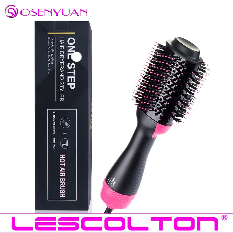 

Hair Dryer Volumizer Ceramic Electric Blow Dryer Hot Air Styling Brush Negative Ion Generator Hair Straightener Curler Styler