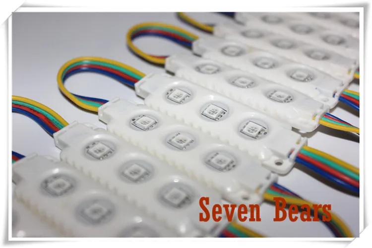 Mini Plafoniera Led 12v : Pcs lot rgb leds white shell injection led module epistar
