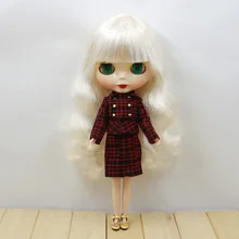 Blyth кукла ледяная личка тело 6025 элегантные белые волосы нормальное тело игрушка подарок 1/6 30 см