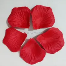 20 пакетов 2000 шт. красный искусственного шелка лепестки роз с цветочным рисунком для девочек Свадебные душ вечерние прохода украшения расположение