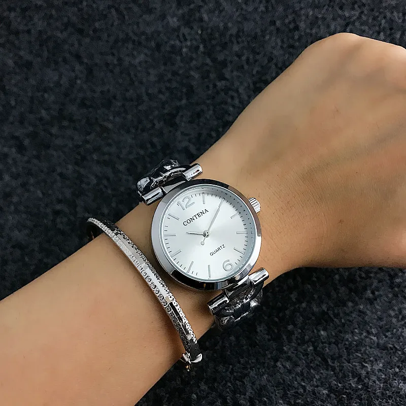 Contena Fashion Casual Luxury Diamonds Women Wristwatches Rhinestones Ladies Dress font b Watch b font New