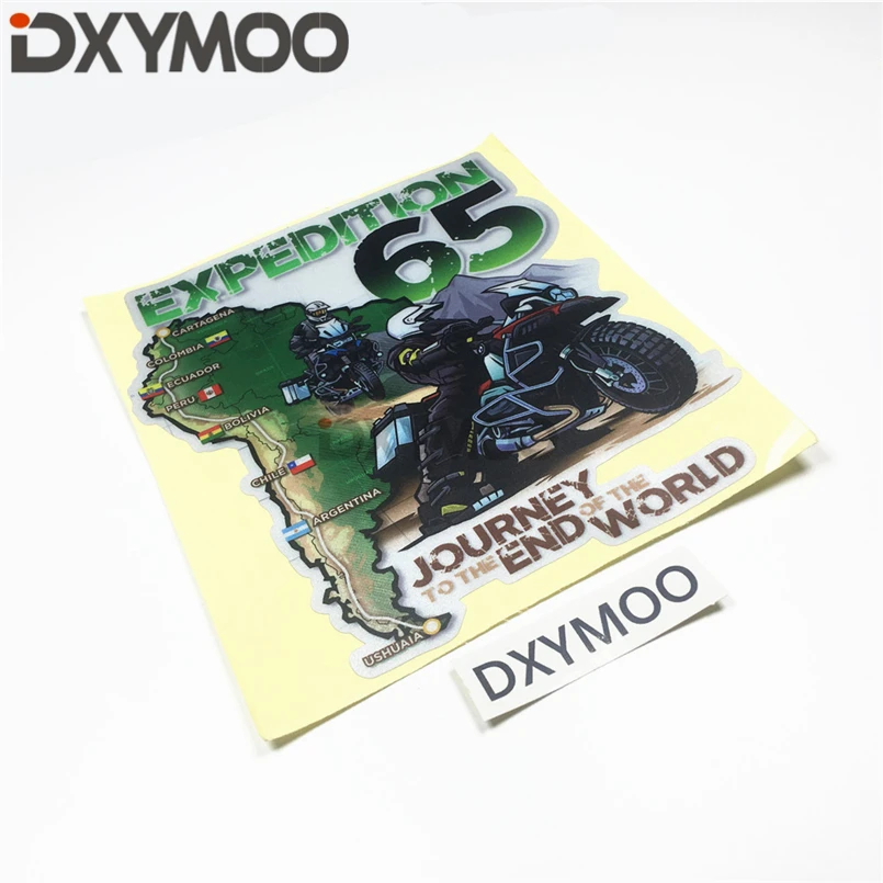 

Motorcycle Bike Stickers Travel The End of The World GS ADVENTURE Chile Truck Car Styling and Decals