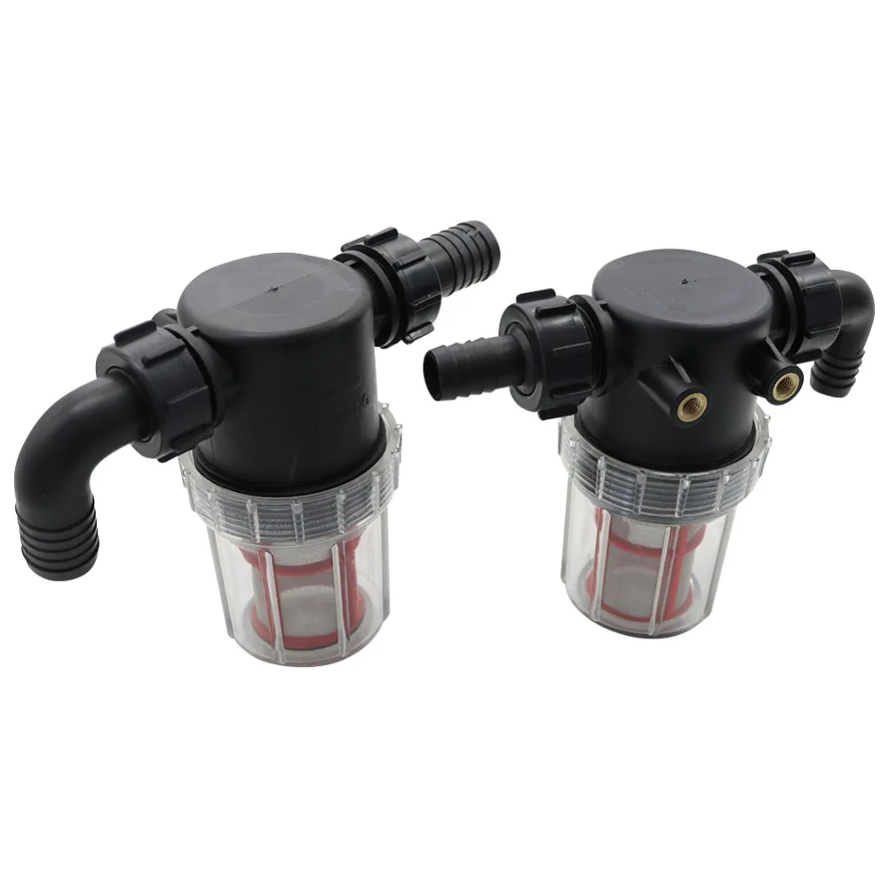 

50 Mesh large flow filter 20mm, 25mm Barb Agriculture Irrigation Plumbing Drainage Visible Filter Lawn watering Pipe Pre-Filter