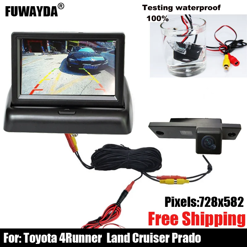 

free shipping!!!SONY CCD Chip Sensor Car Reverse Rear View With Guide Line DVD GPS NAV CAMERA for TOYOTA HIACE / Fortuner / SW4