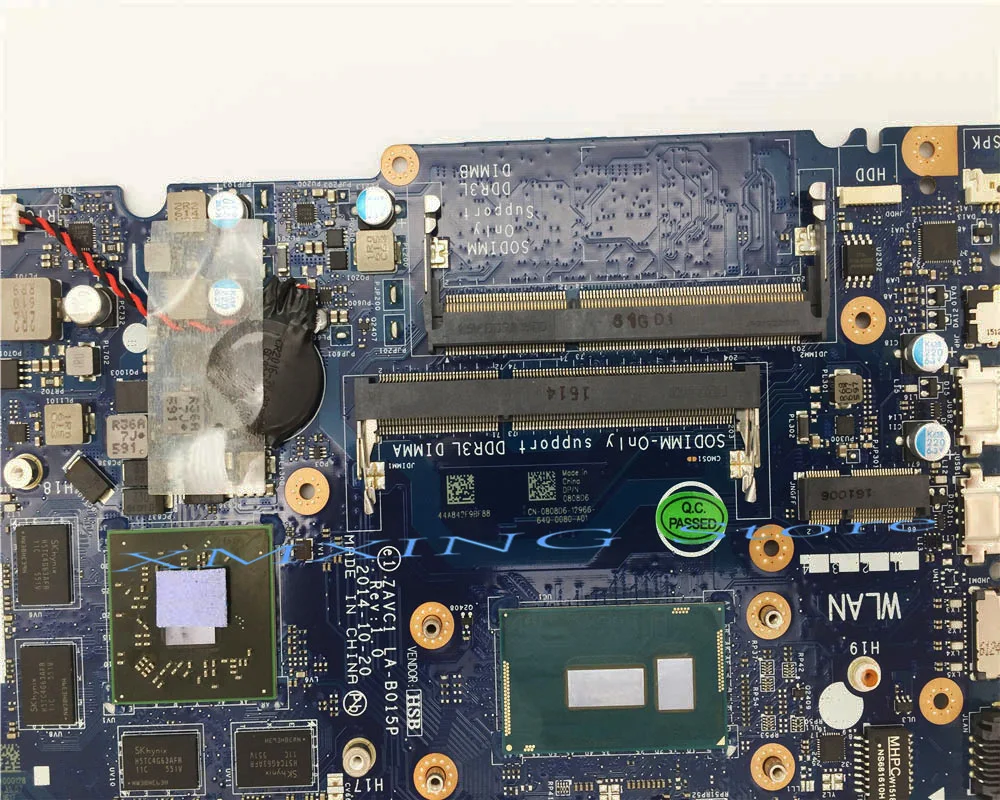 Fulcol для DELL INSPIRON 15 5448 5548 Материнская плата ноутбука I7-7500U Процессор LA-B015P CN-0VW3X0 0VW3X0 VW3X0 протестированная работа
