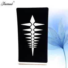 Кости динозавра водонепроницаемые трафареты для татуировок хной Женщины Девушки боди-арт поддельные воды транфер шаблон татуировки трафарет Макияж Советы AG218