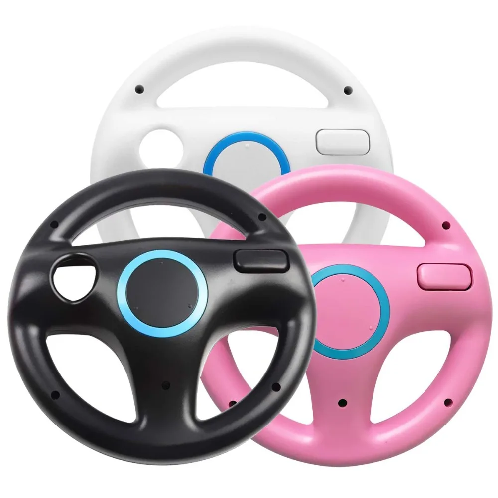 6 цветов для Nintendo Wii Game Racing Рулевое колесо MarioKart пульт дистанционного управления