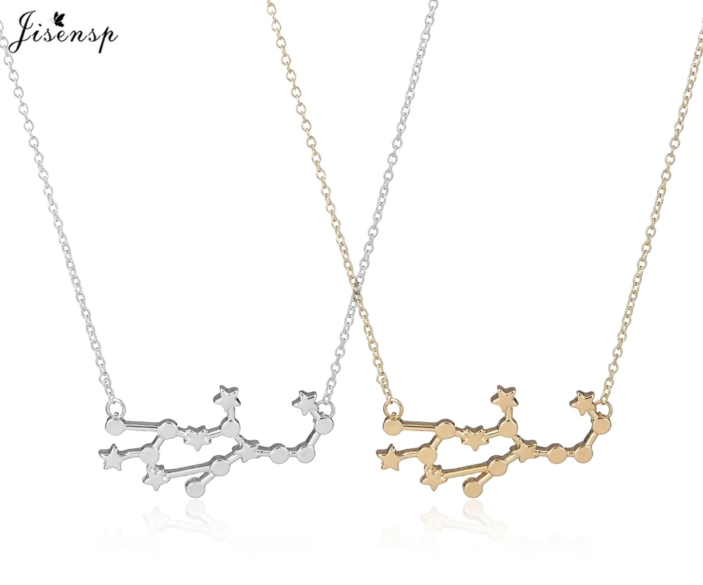 

Jisensp 2017 New Virgo Zodiac Sign Astrology Necklace Constellation Necklace for August and September Birthday N171