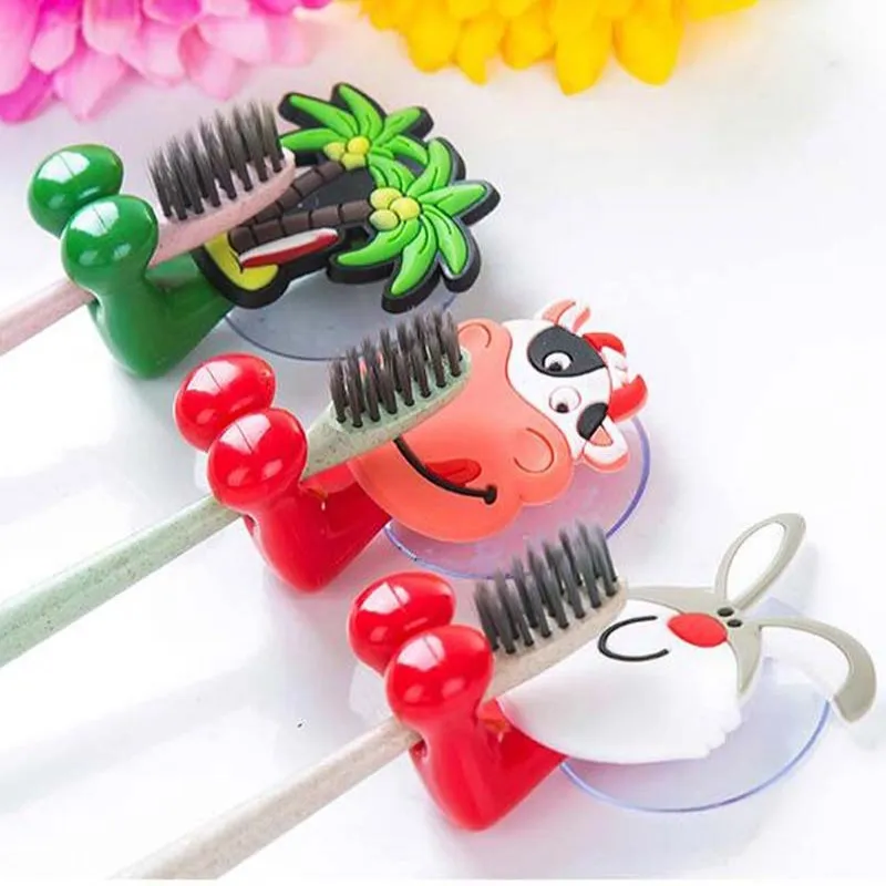 Baby Care Kids Toothbrush Cartoon Animal Shape Holder Sucker Suction Hooks Set Hanging Bathroom Baby Toothbrush Holder Towels Baby Care Kids Toothbrush Cartoon Animal Shape Holder Sucker Suction Hooks Set Hanging Bathroom Baby Toothbrush Holder Towels