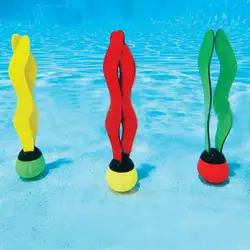 2019 3 шт./компл. детский бассейн морские водоросли игрушки Спорт на открытом воздухе погружение Дайвинг захватывающая палка морские