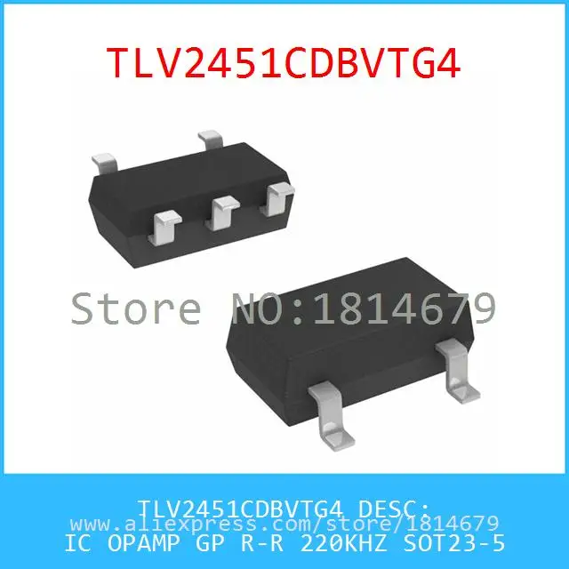 Бесплатная Доставка 1 Шт./лот TLV2451CDBVTG4 IC ОПЕРАЦИОННЫЕ УСИЛИТЕЛИ GP RR 220 КГЦ SOT23-5 2451