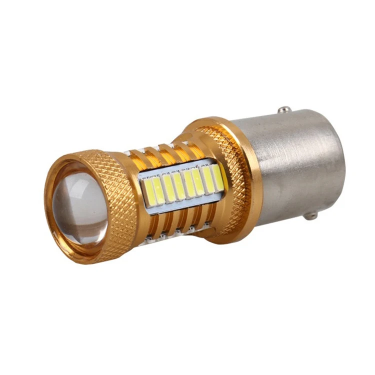 1156 1157 1141 7506 BA15S BAY15D светодиодный лампы 4014 32 SMD с объектив проектора 12 V 16 работать