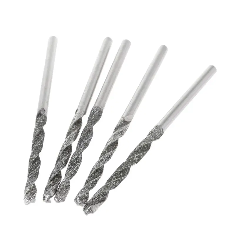 

20Pcs 1mm 1.5mm 2mm 2.5mm Diamond Coated Twist Drill Bits Set For Glass Soft Metal Tile Stone Drop ShiP
